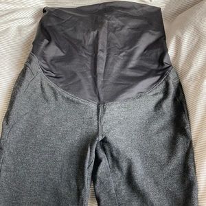 LOFT Gray Maternity Ponte Leggings XS